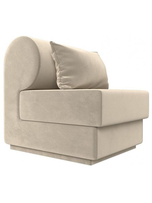 Кресло Кипр бежевый микровельвет