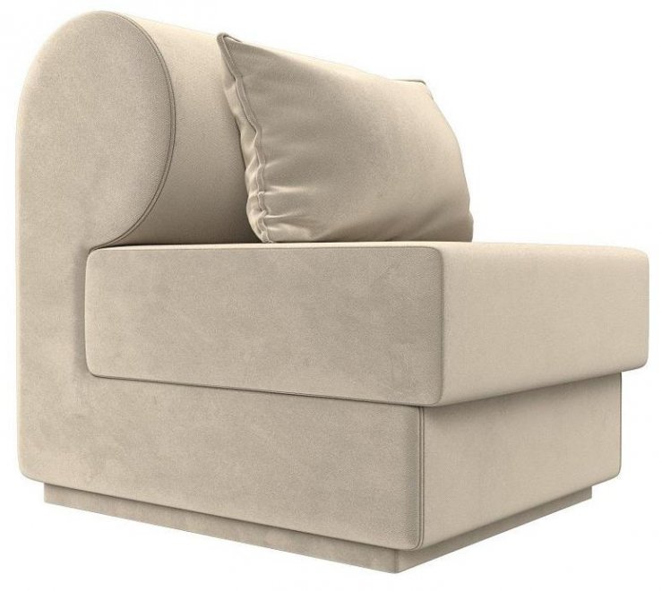 Кресло Кипр бежевый микровельвет