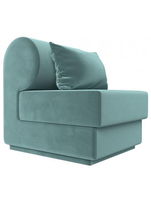 Кресло Кипр бирюзовый велюр