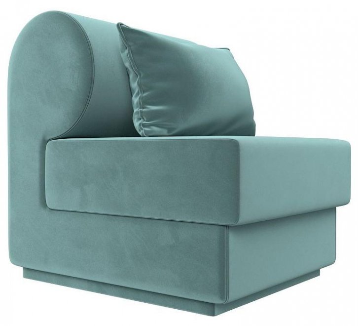 Кресло Кипр бирюзовый велюр