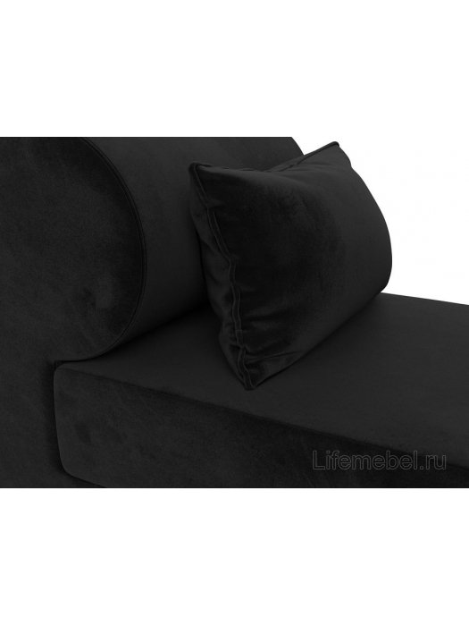 Кресло Кипр черный велюр