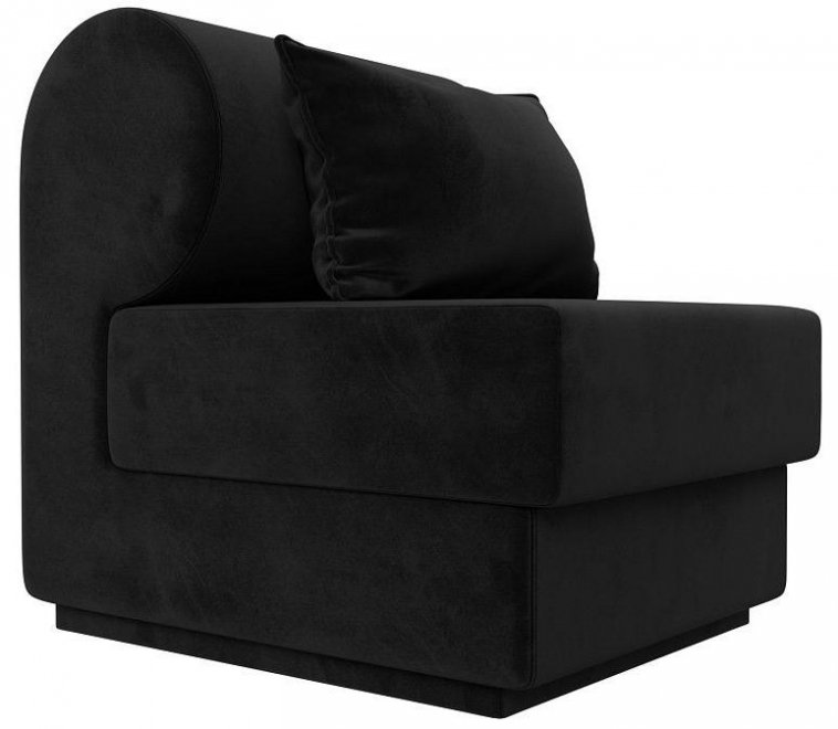 Кресло Кипр черный велюр