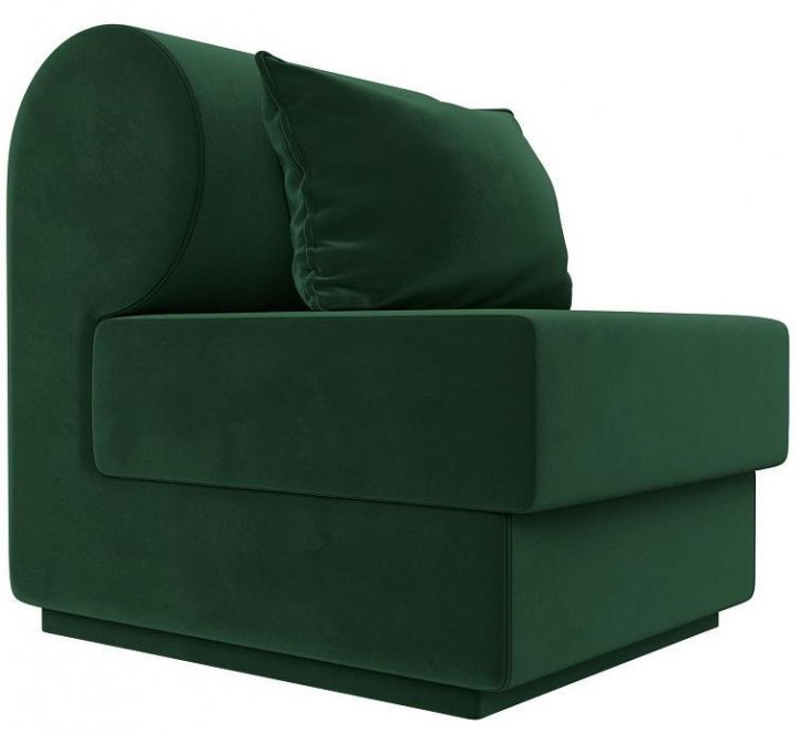 Кресло Кипр зеленый велюр