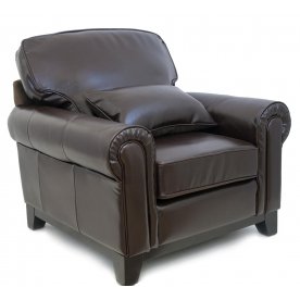 Кресло кожаное