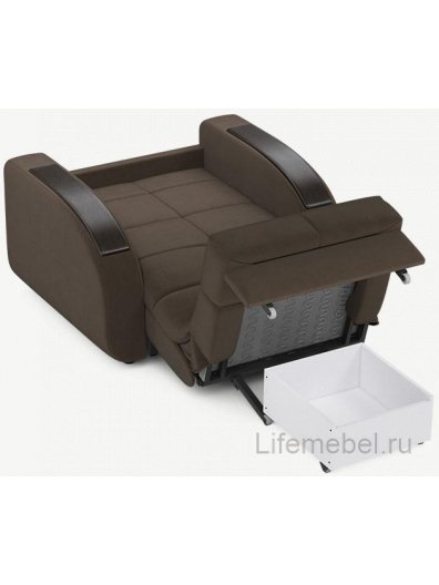 Кресло Moon Family 109 / Н10 v1+(2)65 н 004751 велюр коричневый 74-65