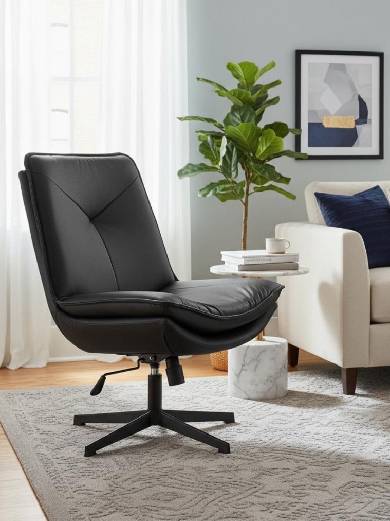 Кресло Лаунж sharp черный