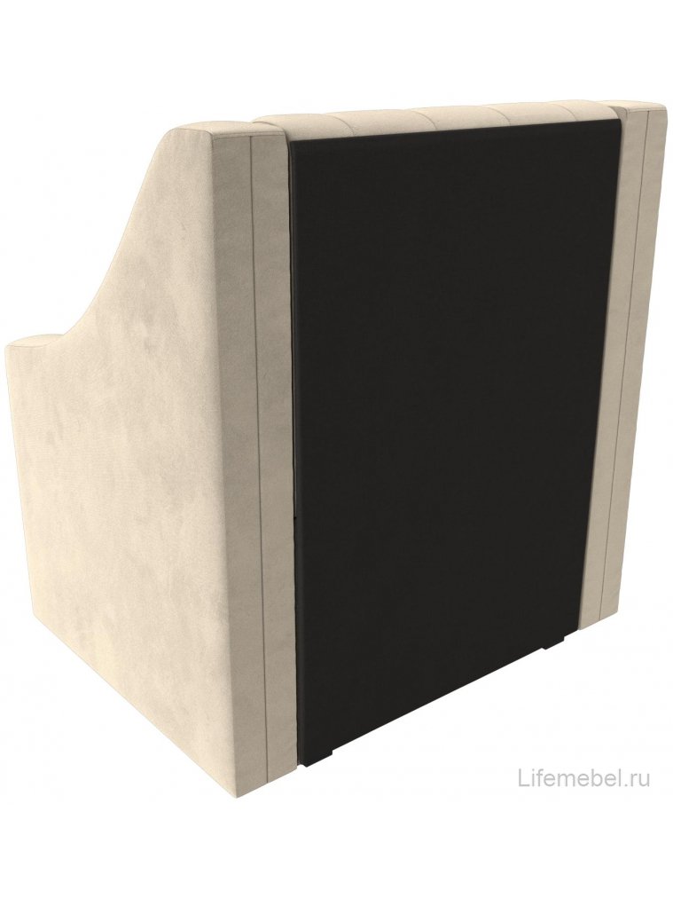 Кресло Мерлин микровельвет бежевый