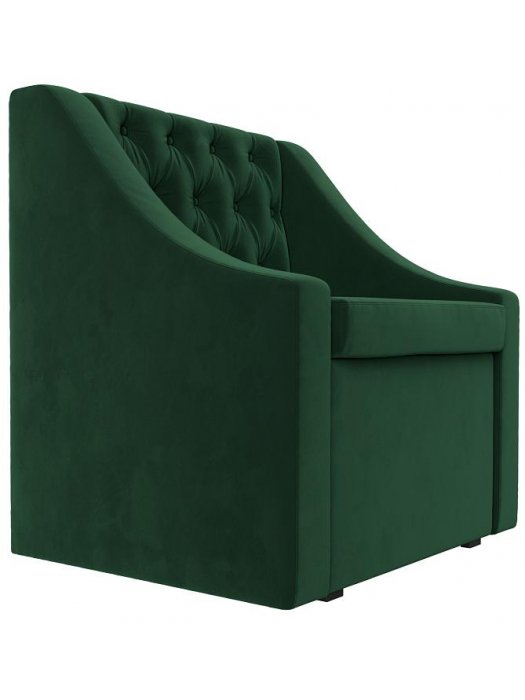 Кресло Мерлин зеленый велюр