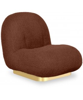 Кресло Pacha Wood терракотовый / золотой