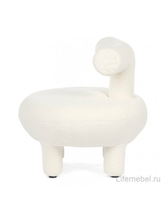 Кресло Plump полиэстер белый