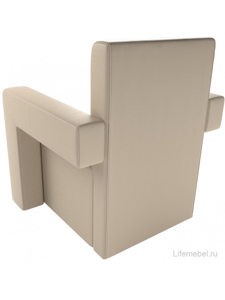 Кресло Рамос бежевая экокожа