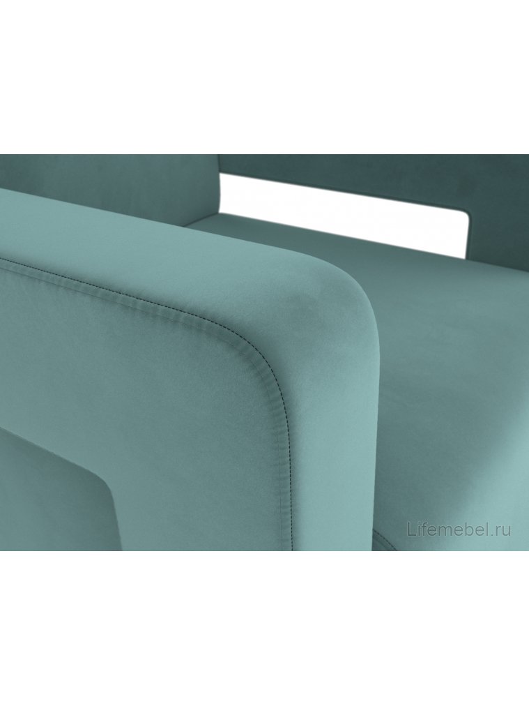 Кресло Рамос бирюзовый велюр