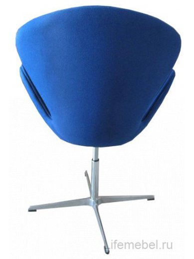 Кресло Swan chair синее