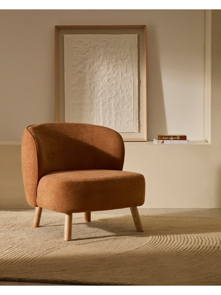 Кресло Ulit терракотовый шенил