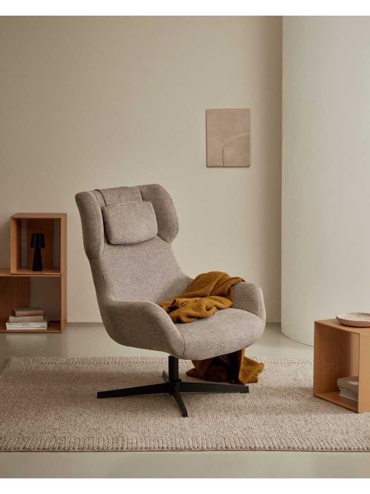 Кресло Zalina коричневое