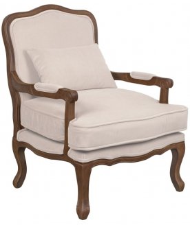 Мягкое полукресло с подлокотниками Nitro Beige V3