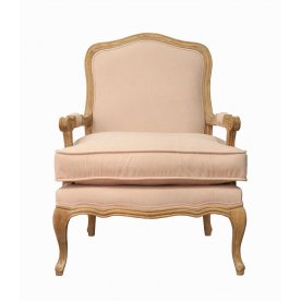 Мягкое полукресло с подлокотниками Nitro Beige Velvet