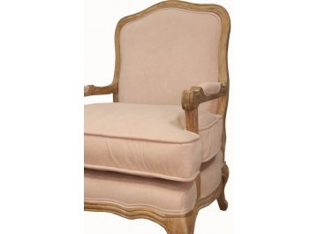 Мягкое полукресло с подлокотниками Nitro Beige Velvet