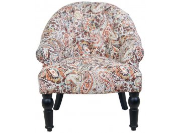 Низкое кресло Desta Orange Flower