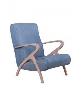 Низкое кресло Fobos blue