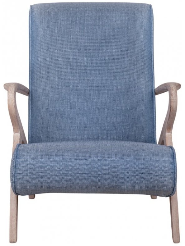 Низкое кресло Fobos blue