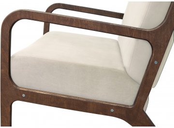 Низкое кресло Mody Beige