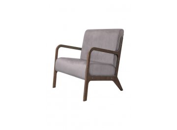 Низкое кресло Mody Grey