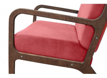 Низкое кресло Mody Karmin