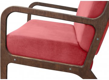 Низкое кресло Mody Karmin