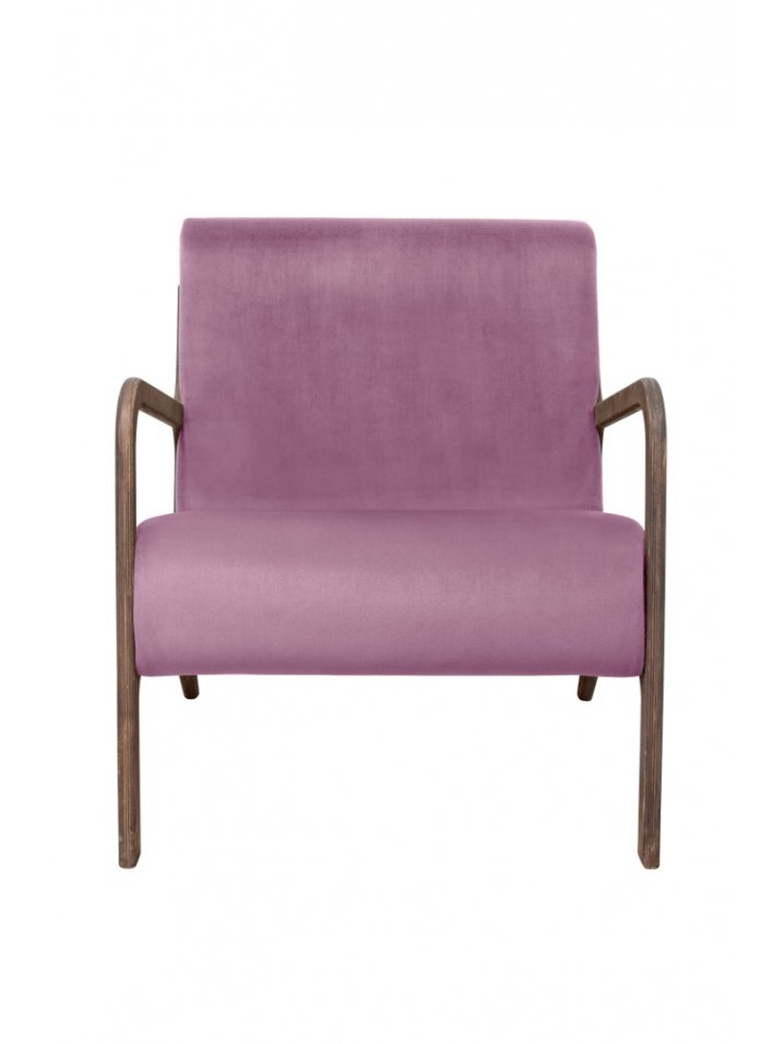 Низкое кресло Mody Pink