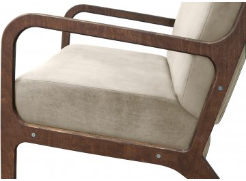 Низкое кресло Mody Taupe