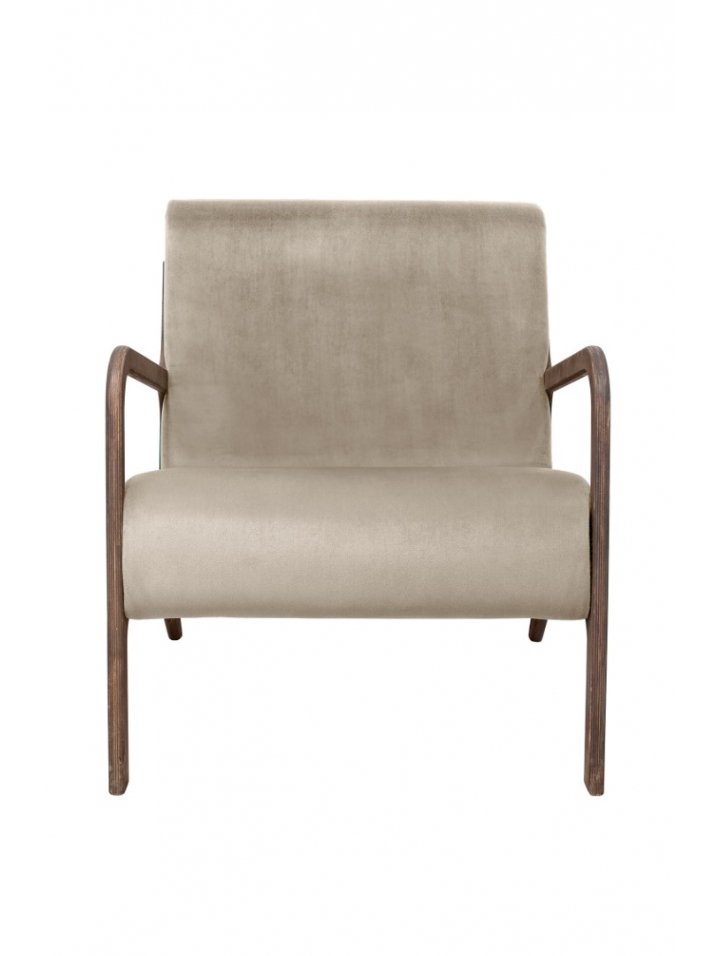 Низкое кресло Mody Taupe