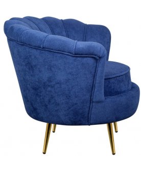 Низкое кресло Pearl Blue