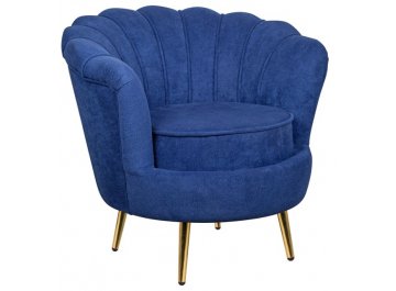 Низкое кресло Pearl Blue