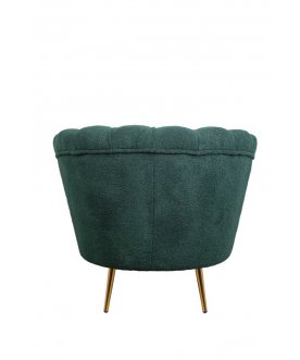 Низкое кресло Pearl Green Boucle