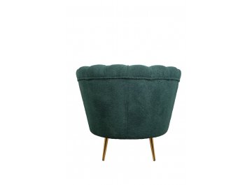 Низкое кресло Pearl Green Boucle