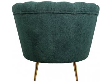 Низкое кресло Pearl Green Boucle