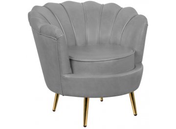 Низкое кресло Pearl Grey V2