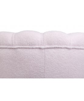 Низкое кресло Pearl Pink Boucle