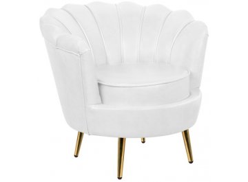 Низкое кресло Pearl White