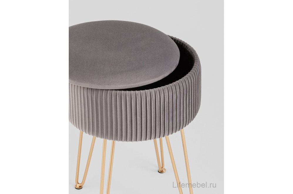 Пуф Вистар серый