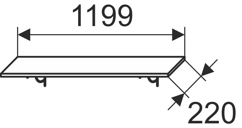 Полка Афродита 17 лиственница сибио