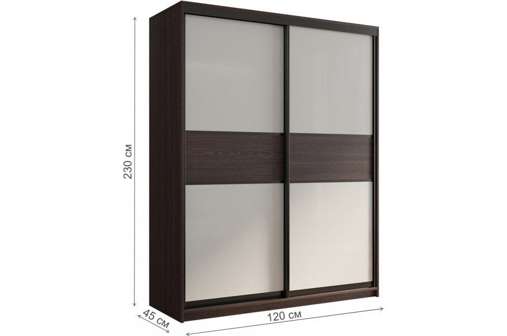 Шкаф-купе Кааппи 11 120х45 венге