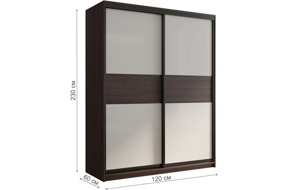 Шкаф-купе Кааппи 11 120х60 венге