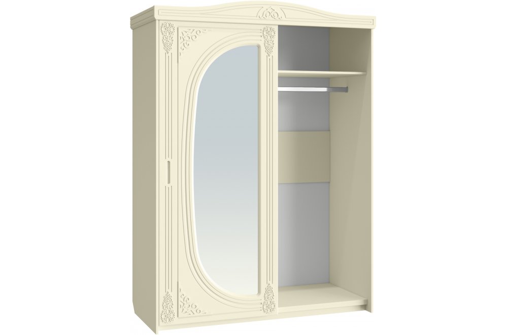 Шкаф-купе Ассоль плюс АС-16 ваниль
