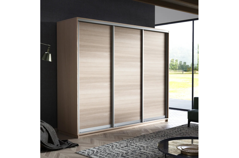 Шкаф-купе Экспресс 2100х2400х440 ясень шимо светлый