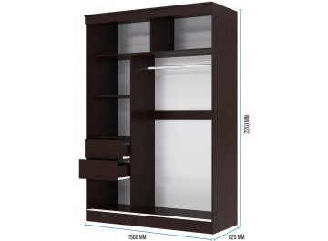 Шкаф-купе Филлиан 1,5 м