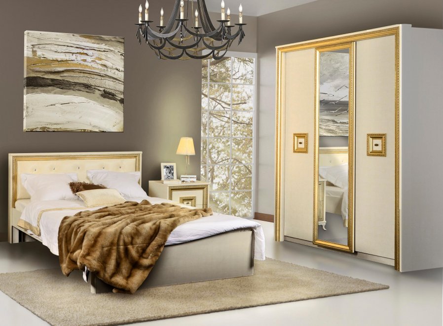 Шкаф-купе Ливадия Л11 люкс weave светлый