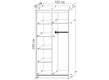 Шкаф-купе Миф-2