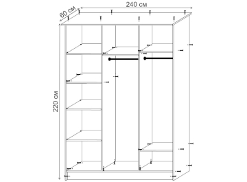 Шкаф-купе Миф-3